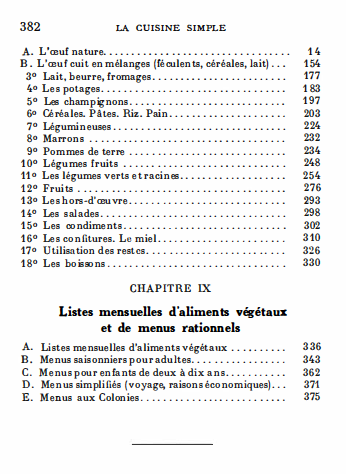 La cuisine simple