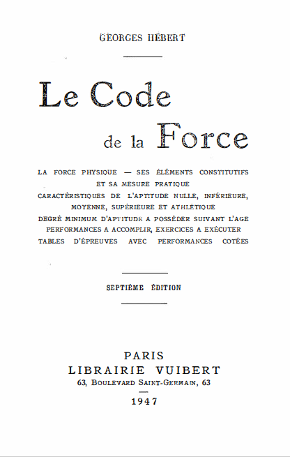 Le code de la force